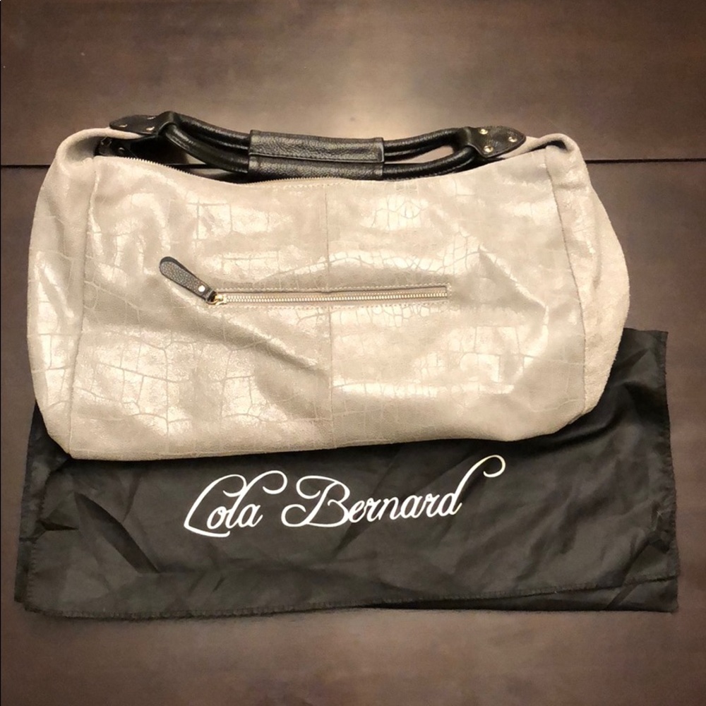 Silver Leather Lola Bernard Bag